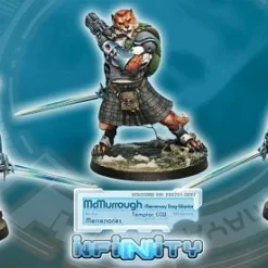 Tearlach McMurrough (2 Chain Rifle, Templar CCW) (1) - CB+280701-0097[Metal Blister Pack]