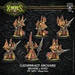 Skorne: Cataphract Arcuarii - Unit (1 Leader & 5 Grunts) - PIP-74070[Plastic Box Set] [875582011771]