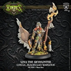 Circle Orboros: Una The Skyhunter - Blackclad Warlock (1) - PIP+72101[Metal Blister Pack] [875582021404]