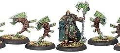 Circle Orboros: Druid Stoneward & Woldstalkers - Unit (1 Leader & 5 Grunts) - PIP-72041[Metal Box Set] [875582005671]