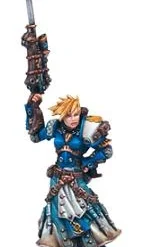 Cygnar: Captain Kara Sloan - Warcaster (1) - PIP+31068[Metal Blister Pack] [875582007026]