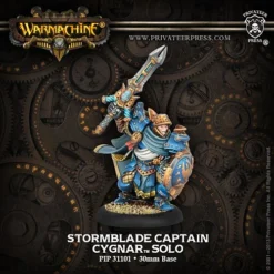 Cygnar: Stormblade Captain - Storm Knight Solo (1) - PIP+31101[Metal Blister] [875582011290]