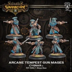 Cygnar: Arcane Tempest Gun Mages (2011 New Sculpts) - Unit (1 Leader & 5 Grunts) - PIP-31086[Box Set] [875582010385]