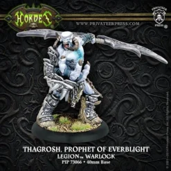 LEGION: Thagrosh, Prophet Of Everblight - Blighted Ogrun - Warlock (New Sculpt - 2015) (1) - PIP+73066[Resin & Metal Blister] [875582015281]