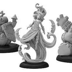 Grymkin: The Dreamer & Phantasms - 1 Warlock & 3 Solos - PIP-76003[Metal & Resin Box Set] [875582019791]