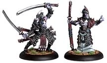 Legion Of Everblight: Blighted Nyss Swordsmen Abbott & Champion - Unit Attachment (1 Abbot & 1 Champion) - PIP+73043[Metal Blister Pack] [875582005800]