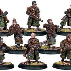 Mercenary: Steelhead Riflemen - Unit (1 Leader & 9 Grunts) - PIP-41074[Metal Box Set] [875582007286]