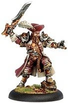 Mercenary Privateer: Captain Bartolo Montador 'Broadsides Bart' - Warcaster (1) - PIP+41050[Metal Blister Pack] [875582004391]