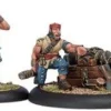 Mercenary Privateer: Sea Dog Deck Gun - Weapon Crew Unit (1 Leader & 1 Grunt & 1 Gun) - PIP+41056[Metal Blister Pack] [875582004452]