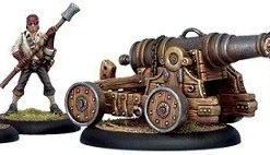 Mercenary Privateer: The Commodore Cannon & Crew - Sea Dog Character Unit (1 Leader & 3 Grunts & 1 Cannon) - PIP-41043[Box Set] [875582003745]