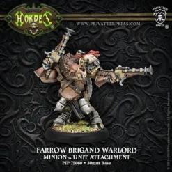 Minion: Farrow Brigand Warlord - Unit Attachment (1) - PIP+75060[Metal Blister Pack] [875582014819]