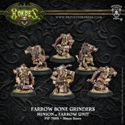 Minion: Farrow Bone Grinders - Unit (1 Leader & 5 Grunts) - PIP-75058[Metal Box Set] [875582014710]