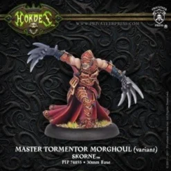 Skorne: Master Tormentor Morghoul - 2011 - (NEW Sculpt) - Warlock (1) - PIP+74055[Metal Blister] [875582010378]