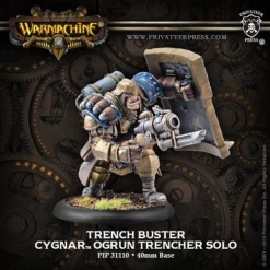 Cygnar: Trench Buster - Ogrun Trencher (1) - PIP+31110[Metal Miniatures] [875582013867]