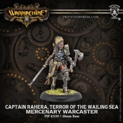 Mercenary: Captain Rahera, Terror Of The Wailing Sea - Warcaster (1) - PIP+41159[Metal Blister Pack] [875582024467]