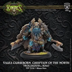 Trollbloods: Valka Curseborn, Chieftain Of The North - Solo (1) - PIP+71116[Metal Blister Pack] [875582022166]