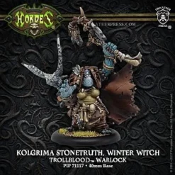 Trollbloods: Kolgrima Stonetruth, Winter Witch - Warlock (1) - PIP+71117[Metal Blister Pack] [875582022173]