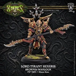 Skorne: Lord Tyrant Hexeris - Warlock (1) - PIP+74091[Metal Blister Pack] [875582016707]