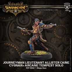 Cygnar: Journeyman Lieutenant Allister Cane - Arcane Tempest Solo (1) - PIP+92043[Metal/Resin Blister Pack] [Special Order Only]