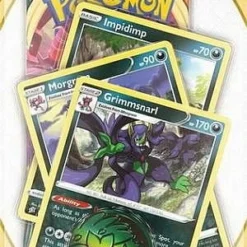 Pokemon Blister Pack - 1-Pack Premium Checklane Blister: 1 Sword & Shield: Darkness Ablaze Booster Pakke + Grimmsnarl Line Promos & Mønt *Sjælden*[Pokemon Pack POK80802] [0820650808029]