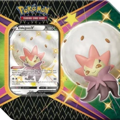 Pokemon Tin Kasse - 2021 Wave 1 Winter (USA Version) Eldegoss V - Shining Fates Collector's Tin Box (Promokort + 6 Boosters)[Pokemon Tin-Kasse POK80950] [820650809507]