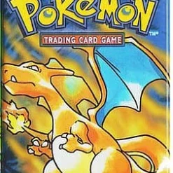 Pokemon Booster Pakke - Base Set 1 Booster Pack - Charizard Artwork *Udsalg* *Sjælden*[Pokemon Booster] [742818060332]