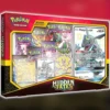 Pokemon Hidden Fates - Premium Powers Collection: Rayquaza, Solgaleo & Lunala - 7 Boosters, 1 Shiny & 2 Gold Secret GX, Oversize & Plakat *Sjælden*[Pokemon Box POK80392] [820650803925]