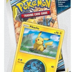 Pokemon Blister Pack - 1-Pack Checklane Blister: Sun & Moon: Unbroken Bonds Booster Pakke + Pikachu Black Star Promo & Pokemon Mønt *Sjælden*[Pokemon Blister POK80550] [0820650801976]