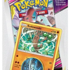 Pokemon Blister Pack - 1-Pack Checklane Blister: Sun & Moon: Unified Minds Booster Pakke + Sudowoodo Black Star Promo & Pokemon Mønt[Pokemon Blister POK80571] [0820650801976]