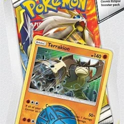 Pokemon Blister Pack - 1-Pack Checklane Blister: Sun & Moon: Cosmic Eclipse Booster Pakke + Pokemon Mønt & Black Star Promo *Sjælden*[Pokemon Pack POK80592] [0820650801976]