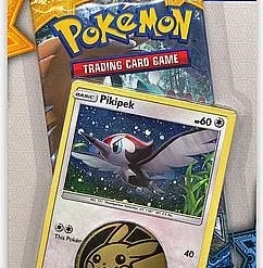 Pokemon Blister Pack - 1-Pack Checklane Blister: 1 Sun & Moon: Base Set Booster Pakke + Pikipek Black Star Promo & Pokemon Mønt[Pokemon Pack POK] [820650801976]