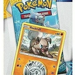 Pokemon Blister Pack - 1-Pack Checklane Blister: 1 Sun & Moon: Base Set Booster Pakke + Rockruff Black Star Promo & Pokemon Mønt[Pokemon Pack POK] [820650801976]