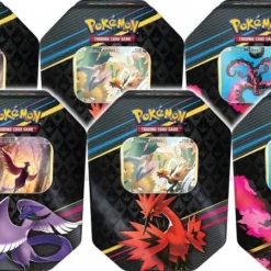 Pokemon Tin Kasse - 2023 Wave 1 Winter - Crown Zenith Collector's Tin Display/Case (Galarian Articuno, Zapdos & Moltres) (6 Boxes)[Pokemon Tin-Kasser POK85195] [820650871955]