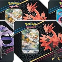 Pokemon Tin Kasse - 2023 Wave 1 Winter (USA Version) - Crown Zenith Collector's Tin Display/Case (Galarian Articuno, Zapdos & Moltres) (6 Boxes)[Pokemon Tin-Kasser POK85194/POK851940] [0820650871948]