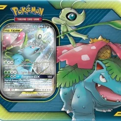 Pokemon Tin Kasse - 2019 Tag Team Wave 1: Celebi & Venusaur GX - Collector's Tin Box *Udsalg* *Sjælden*[Pokemon Tin Kasse POK80529] [0820650805295 820650805325]