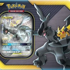 Pokemon Tin Kasse - 2019 Tag Team Wave 1: Pikachu & Zekrom GX - Collector's Tin Box *Udsalg* *Kun 1 Tilbage* *Sjælden*[Pokemon Tin Kasse POK80529] [0820650805295 / 097712545462]