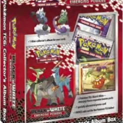 Pokemon - Black & White: Emerging Powers - Darumaka - Collector's Album Box *Flot Box, Men Skade På Platik/film/sealing" *Udsalg* *Kun 1 Tilbage* *Beskadiget Indpakning*[Album Box]