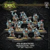Trollbloods: Pyg Burrowers - Unit (1 Leader & 9 Grunts + 1 Burrow Marker) - PIP-71081[Metal Box Set] [875582012694]