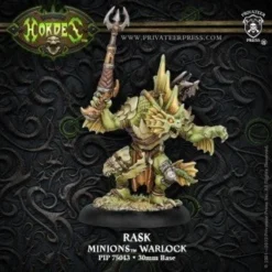 Minion: Rask - Bog Trog Warlock (1) - PIP+75043[Metal Blister Pack] [875582012136]