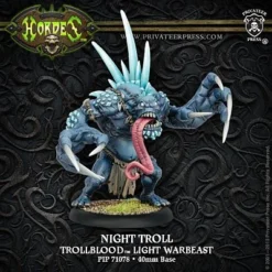 Trollbloods: Night Troll - Light Warbeast (1) - PIP-71078 *Sjælden*[Plastik Box Set] [875582012556]
