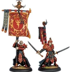 Skorne: Praetorian Swordsman Officer & Standard - Unit Attachment (1 Officer & 1 Standard) - PIP+74031[Metal Blister Pack] [875582004117]