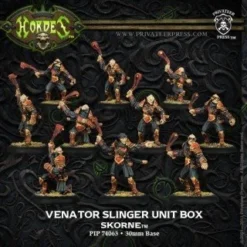 Skorne: Venator Slingers - Unit (1 Leader & 9 Grunts) - PIP-74063[Metal Box Set] [875582011061]