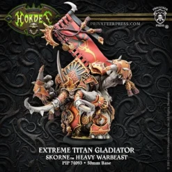 Skorne: Extreme Titan Gladiator - Heavy Warbeast - PIP-74093 *Udsalg* *Kun 1 Tilbage*[Metal & Resin Box Set] [87558201708 // 875582017087]