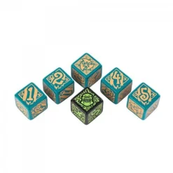 HORDES - Faction Dice: Trollbloods Dice (5+1) - QWS-SPHO55[Terninger]