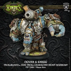 Trollbloods: Dozer & Smigg - Character Heavy Warbeast (1) - PIP-71086[Resin & Metal Box Set] [875582013621]