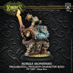 Trollbloods: Horgle Ironstrike - Trollkin Character Solo (1) - PIP+71083 *Udsalg* *Få Tilbage*[Metal Blister] [875582013492]