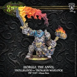 Trollbloods: Horgle The Anvil - Warlock (1) - PIP+71107[Metal & Resin Blister Pack] [875582019548]