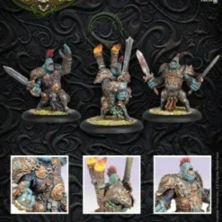 Trollbloods: Sons Of Bragg - Trollkin Fell Caller Character Unit (1 Leader & 2 Grunts) - PIP+71063[Metal Box Set] [875582010781]
